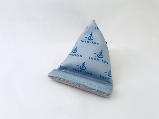 Branded phone wedge accessory